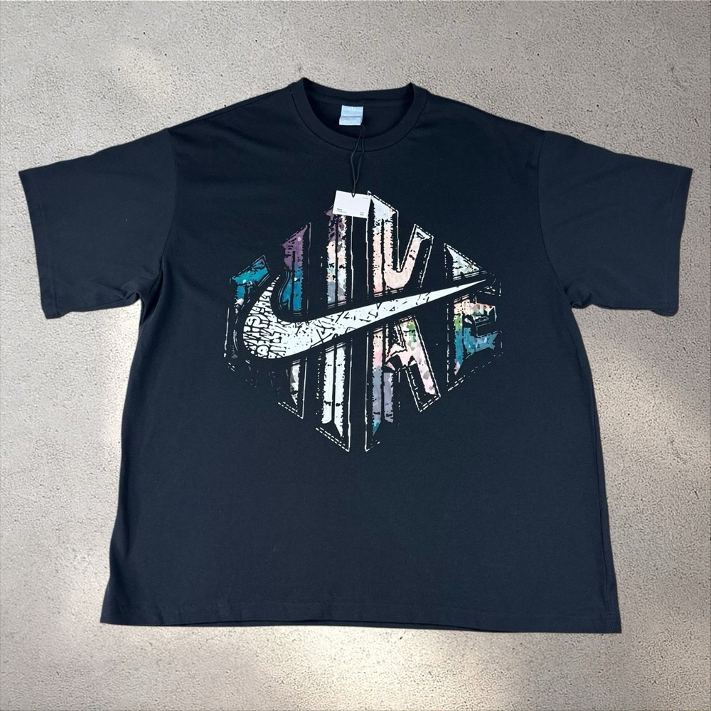 NWT Unreleased Drake X Nocta Nike Short Sleeve Black Graphic Swoosh Tee XXL